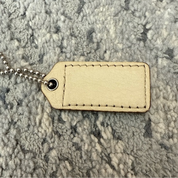 Coach Beige Leather Key Holder - Picture 4 of 5